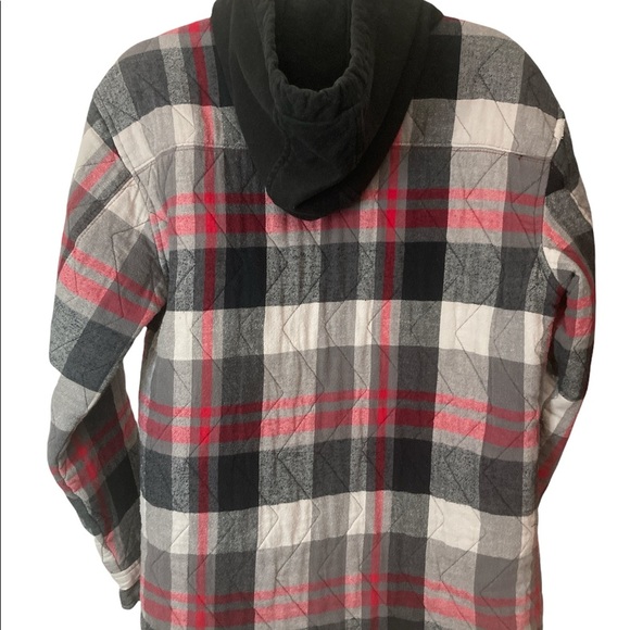 Quilted Cotton Plaid Quilted Jacket Small - Picture 3 of 6